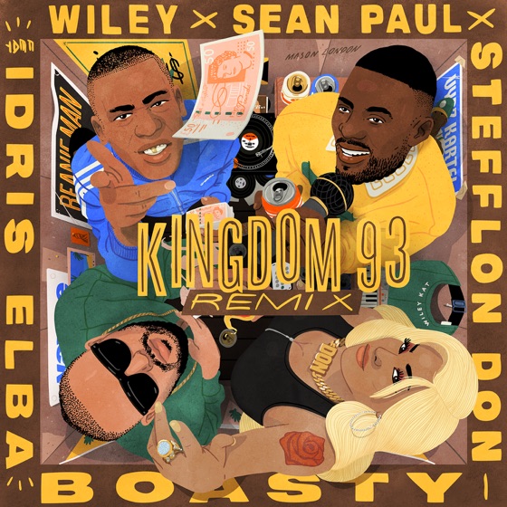 Cover artwork for Boasty (feat. Idris Elba) [Kingdom 93 Remix]