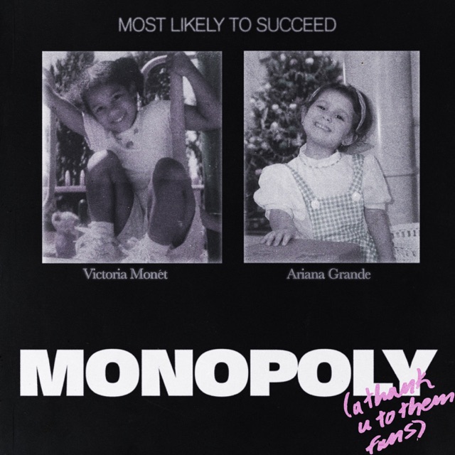Ariana Grande & John Legend MONOPOLY - Single Album Cover