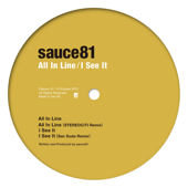 All in Line / I See It - EP - sauce81