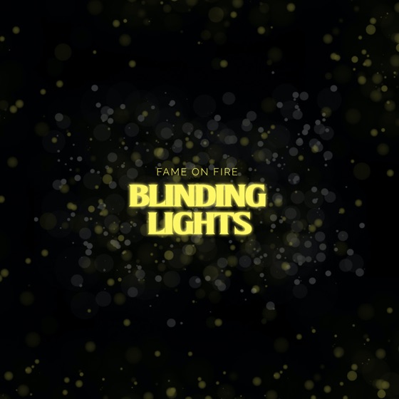 Cover artwork for Blinding Lights