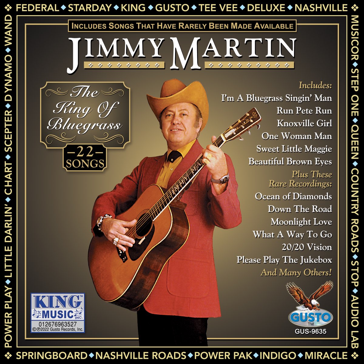 ‎The King of Bluegrass (Original Gusto Records Recordings) by Jimmy