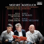 Mozart: Concertos For Two Pianos K. 242 & 365; Kozeluch: Four Hands Piano Concerto artwork