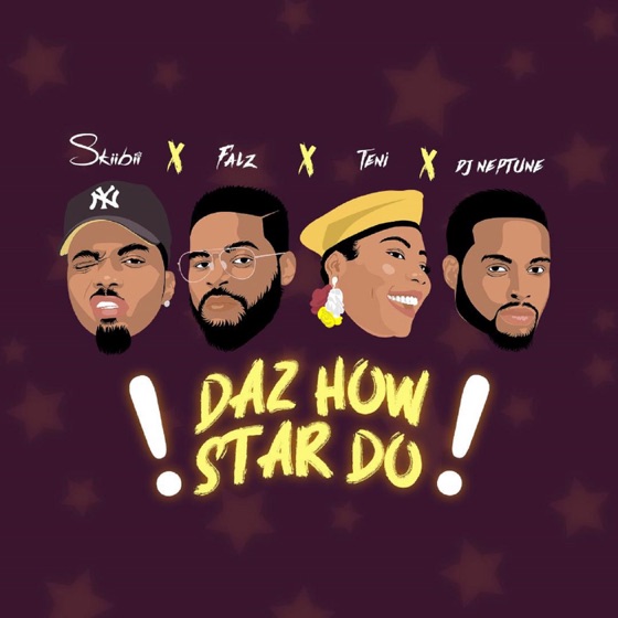 Cover artwork for Daz How Star Do (feat. Falz, Teni & DJ Neptune)