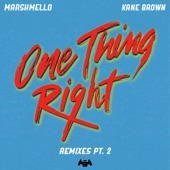 One Thing Right (Late Night Remix) artwork