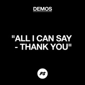All I Can Say - Thank You (Demo) artwork