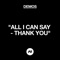 All I Can Say - Thank You (Demo) artwork