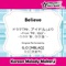 Believe (Music Box (Slower) Short Ver.) - Korean Melody Maker lyrics