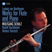 Beethoven: Serenade for Flute and Piano, Op. 41, National Airs with Variations, Op. 105 & 107 artwork