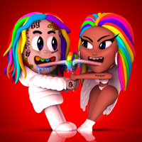 6ix9ine & Nicki Minaj - TROLLZ artwork