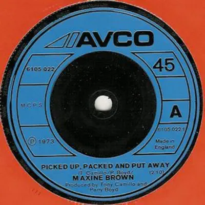Bella Mia / Picked up, Packed and Put Away - Single - Maxine Brown Bella Mia / Picked up, Packed and Put Away - Single - Maxine Brown