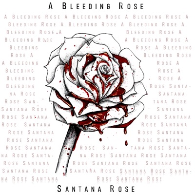 bleeding white rose drawing