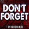 Don't Forget (feat. Not a Robot) - TryHardNinja lyrics