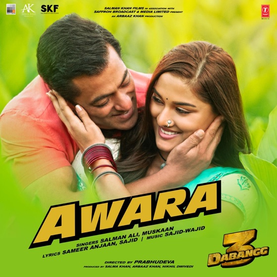 Cover artwork for Awara (From "Dabangg 3")
