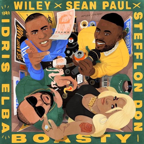 Cover artwork for Boasty (feat. Idris Elba)