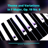 Theme and Variations in F Major, Op. 19 No. 6 artwork