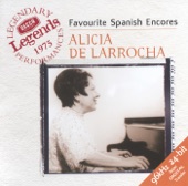 Alicia de Larrocha - Favorite Spanish Encores artwork