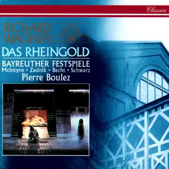 Wagner: Das Rheingold by Siegfried Jerusalem, Helmut Pampuch, Heinz Zednik, Donald McIntyre, Martin Egel, Hermann Becht, Fritz Hübner, Matti Salminen, Bayreuth Festival Orchestra & Pierre Boulez album reviews, ratings, credits