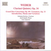 Introduction, Theme and Variations for Clarinet and String Quartet artwork