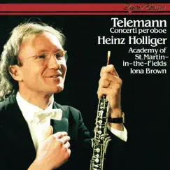 Telemann: Oboe Concertos by Academy of St Martin in the Fields, Heinz Holliger & Iona Brown album reviews, ratings, credits