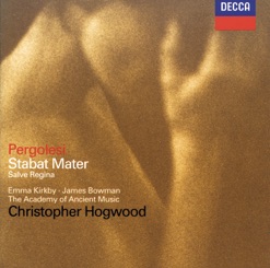 PERGOLESI/STABAT MATER cover art