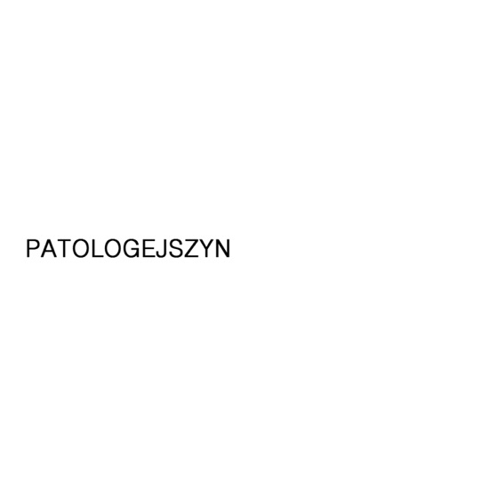 Cover artwork for Patologejszyn