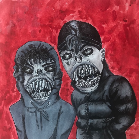 Cover artwork for Human (feat. Night Lovell)