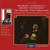 Beethoven: Symphony No. 2 in D Major, Op. 36 - Brahms: Violin Concerto in D Major, Op. 77 (Live) artwork