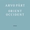 Orient & Occident artwork