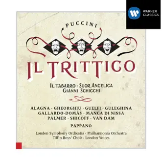 Suor Angelica: Suor Angelica, sentite! (La suora infermiera/Suor Angelica/Coro di suore) by Christina Gallardo-Domas, Bernadette Manca Di Nissa, Cristina Gallardo-Domâs, Felicity Palmer, Francesca Pedaci, London Voices, Elena Zilio, Terry Edwards, Dorothea Röschmann, London Symphony Orchestra, Sara Fulgoni, Antonio Pappano, Judith Rees, Rachele Stanisci, Susan MacKenzie-Park, Anna Maria Panzarella, Rosalind Waters, Deborah Miles-Johnson, Susan Mackenzie Park, Deborah Miles Johnson, Tiffin School Boys' Choir, Simon Toyne, Christopher Middleton, Christopher Van Kampen [16] & Philharmonia Orchestra song reviws