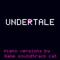 Undertale (Piano Version) - Game Soundtrack Cat lyrics