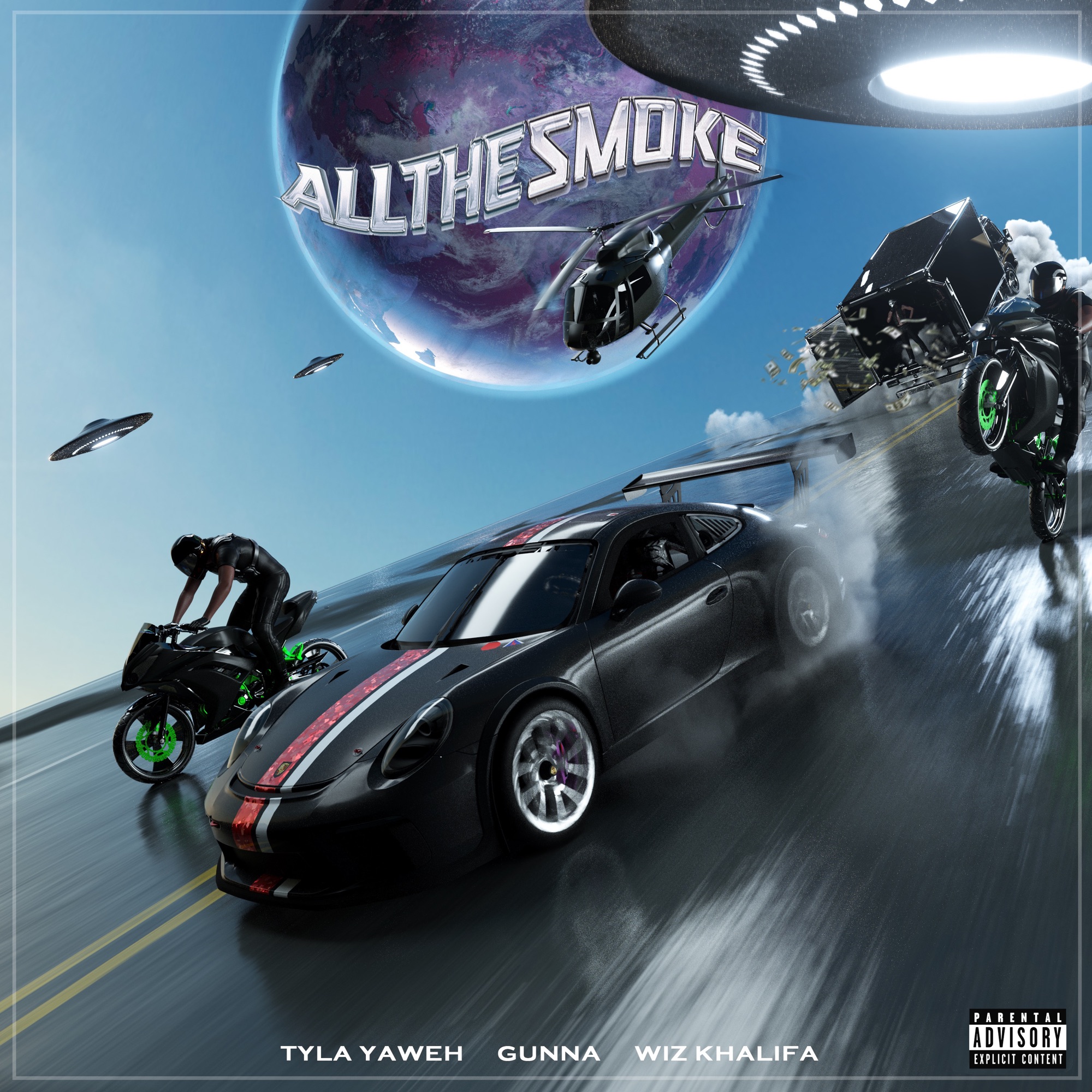 Tyla Yaweh - All the Smoke (feat. Gunna & Wiz Khalifa) - Single