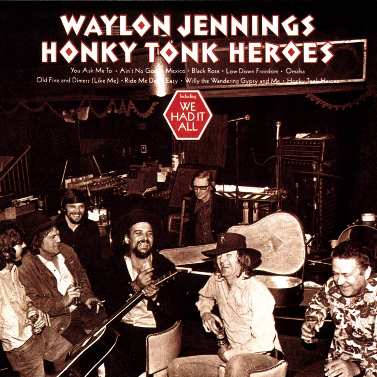 ウェイロン ジェニングスの Honky Tonk Heroes をapple Musicで
