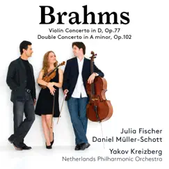 Brahms: Violin Concerto - Double Concerto by Yakov Kreizberg, Julia Fischer, Netherlands Philharmonic Orchestra & Daniel Müller-Schott album reviews, ratings, credits