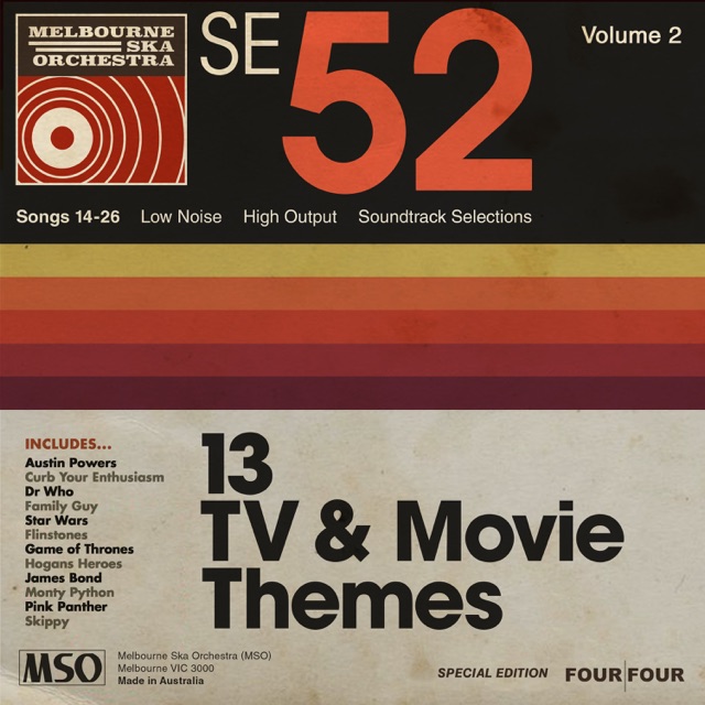 Melbourne Ska Orchestra TV & Movie Themes Album Cover