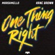 ONE THING RIGHT cover art