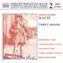 Bach: Violin Concertos, BWV 1041-1043 and BWV 1052 album cover