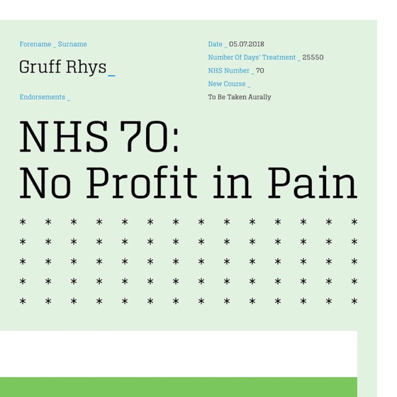 Cover artwork for No Profit in Pain