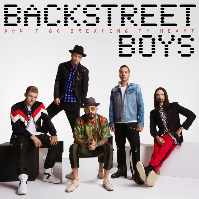Backstreet Boys Don't Go Breaking My Heart - Single Album Cover