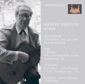 Segovia Plays Boccherini, Sor & Giuliani (Recorded 1952-1958) artwork