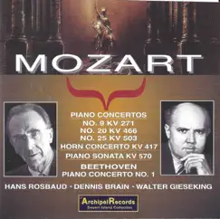 Mozart & Beethoven: Works by Dennis Brain, Walter Gieseking & Hans Rosbaud album reviews, ratings, credits