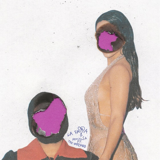 Cover artwork for LA FAMA (feat. The Weeknd)