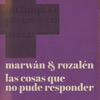 Las cosas que no pude responder - Single