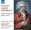 Saint-Georges: Violin Concertos, Opp. 2 & 7 - Fumika Mohri, Czech Chamber Philharmonic Orchestra Pardubice & Michael Halász