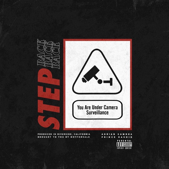 Cover artwork for Step Back (feat. Prince Rashid)