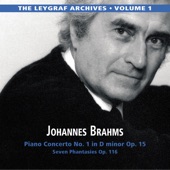 The Leygraf Archives, Vol. 1: Brahms — Piano Concerto No. 1 in D Minor artwork