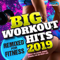 Various Artists - Big Workout Hits 2019 - Remixed for Fitness (Perfect for Gym, Running, Spinning & Jogging) artwork