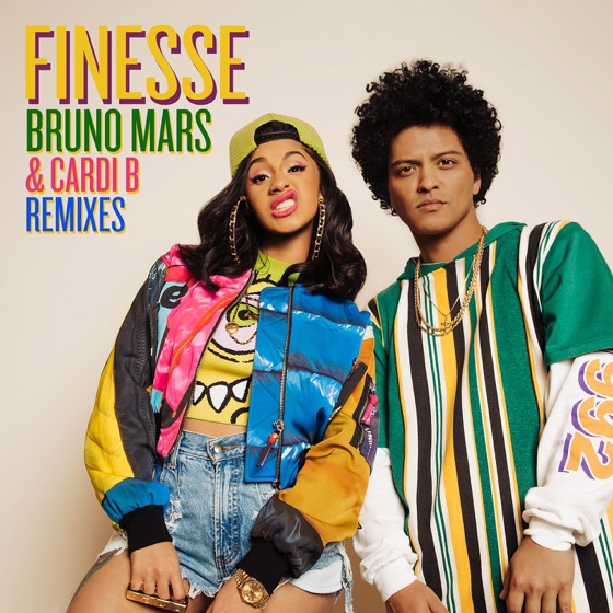 Cover artwork for Finesse (James Hype Remix) [feat. Cardi B]
