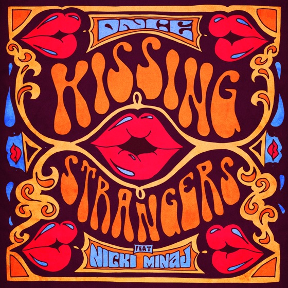 Cover artwork for Kissing Strangers (feat. Nicki Minaj)