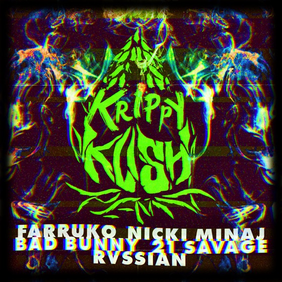 Cover artwork for Krippy Kush (Remix) [feat. 21 Savage & Rvssian]