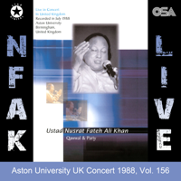 Nusrat Fateh Ali Khan - Aston University UK Concert 1988, Vol. 156 artwork